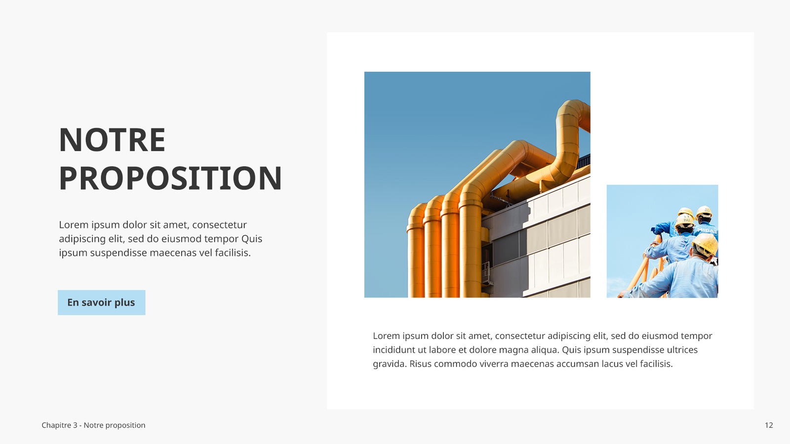 Proposition commerciale - Typographie Noto Sans